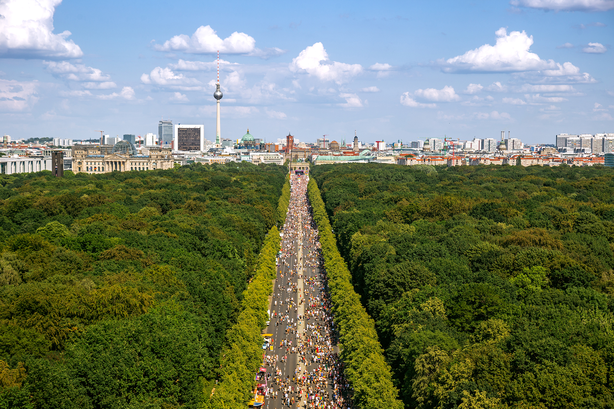 Berlin's Christopher Street Day pride parade is one of the largest in the world.